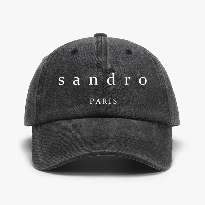 "Paris" Printed Baseball Cap Outdoor Fashion Accessories Adjustable Lightweight Fashion Handsome Unisex Sun Hat