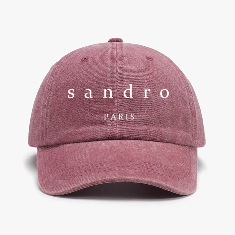"Paris" Printed Baseball Cap Outdoor Fashion Accessories Adjustable Lightweight Fashion Handsome Unisex Sun Hat