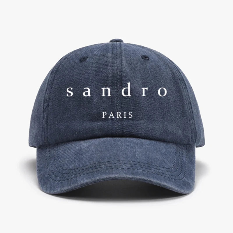 "Paris" Printed Baseball Cap Outdoor Fashion Accessories Adjustable Lightweight Fashion Handsome Unisex Sun Hat