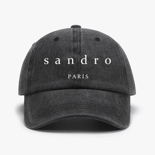 "Paris" Printed Baseball Cap Outdoor Fashion Accessories Adjustable Lightweight Fashion Handsome Unisex Sun Hat