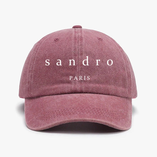 "Paris" Printed Baseball Cap Outdoor Fashion Accessories Adjustable Lightweight Fashion Handsome Unisex Sun Hat